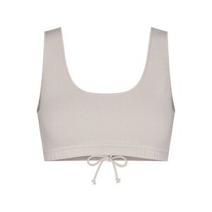 SKIMS Cotton Fleece Bralette - Stone